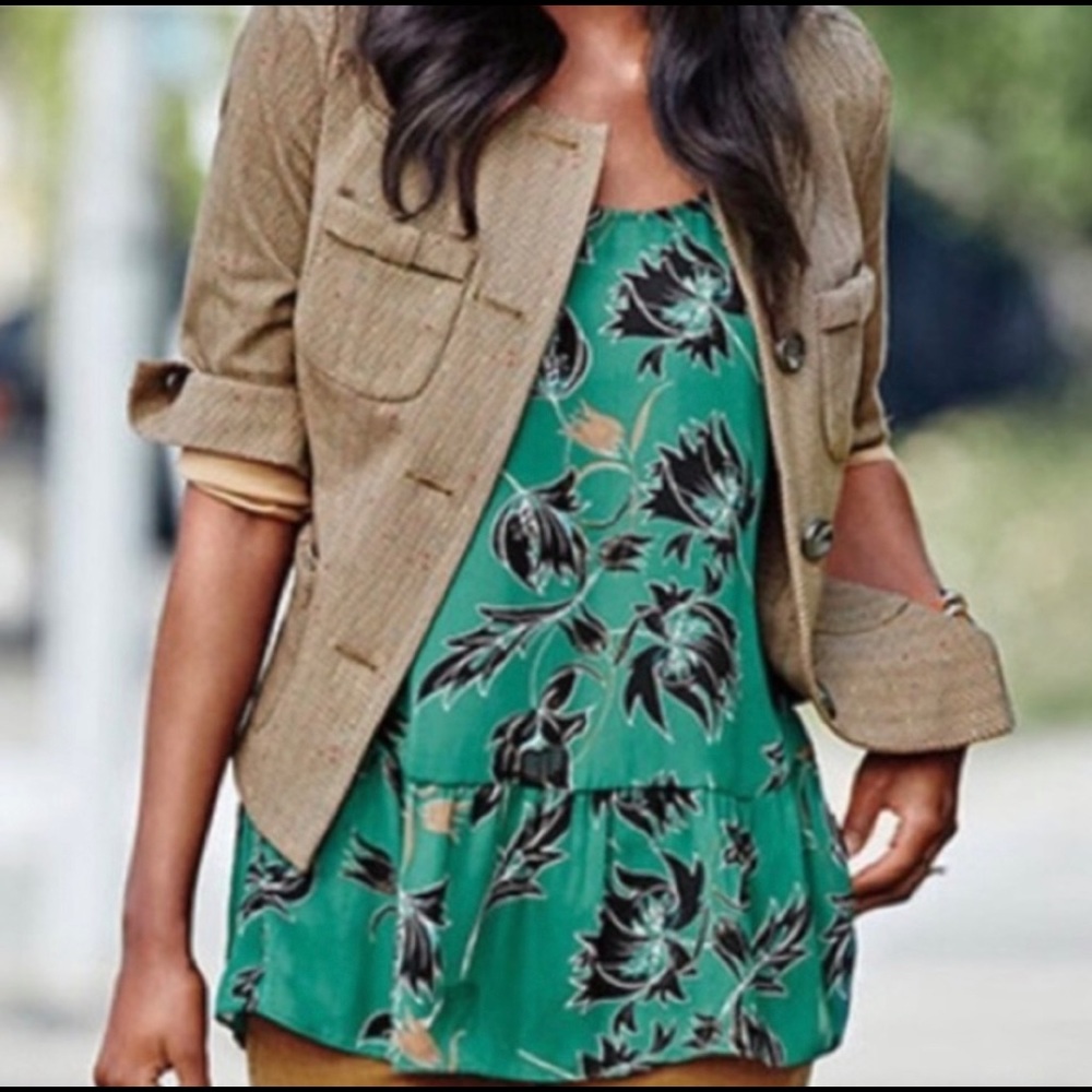 ❌❌❌SOLD❌❌❌ Zoe Floral Peplum Tank